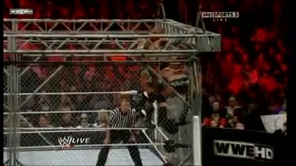 Уейд Берет vs. Ренди Ортън vs. Шеймъс (steel cage) part 2/3 