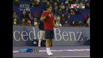 Federer Vs Ferrer - Shanghai 07 Pt 6