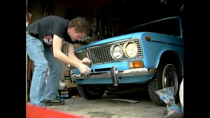 Lada hand crank start