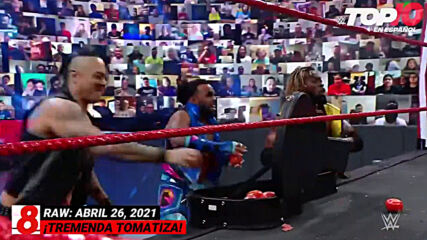 Top 10 Mejores Momentos de RAW: WWE Top 10, Abr 26, 2021