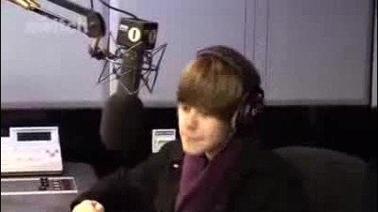 Justin Bieber One Time Acoustic on Radio 