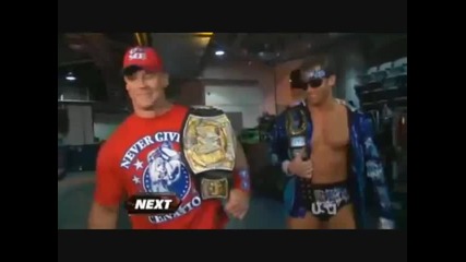 Wwe Champion John Cena meets Wwe Internet Champion Zack Ryder