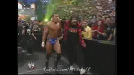 Wwe - The Rock And Mick Foley Vs. Evolution - Wm20 - Part 13 
