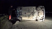 Пиян мъж катастрофира край Казанлък