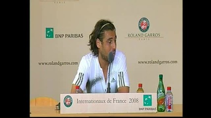 An Interview With Marcos Baghdatis Day 2