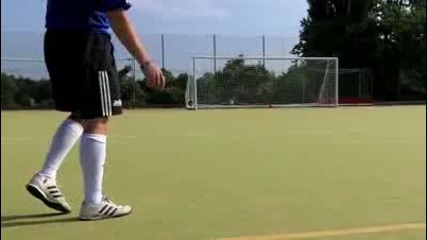 Free Kicks Inside Foot Swerve Curve - Football Soccer Skills 