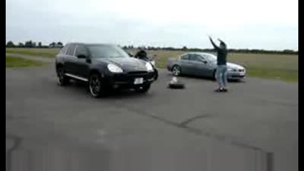 Porsche Cayenne Turbo Vs Bmw 335i