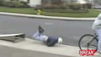 Funny Skater Bike Tow Accident 