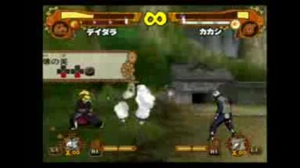 Narutimate Accel 2 Deidara Vs Kakashi