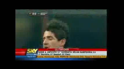 Милан 3:0 Сампдория (05 - 12 - 2009г.) 