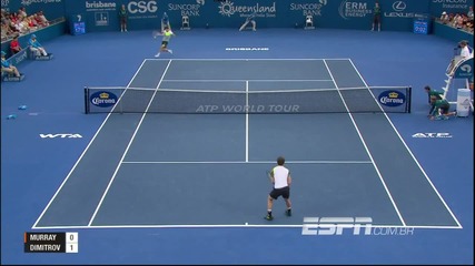 Murray vs Dimitrov - Brisbane 2013!