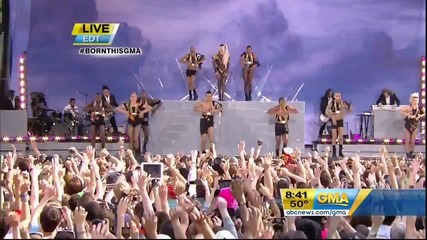 Lady Gaga - Judas ( Good Morning America Live )