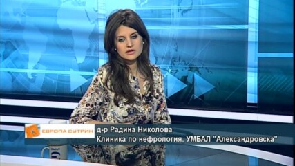 Д-р Николова: Проблеми с бъбреците могат да доведат до по-тежко протичане на COVID-19