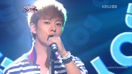 (hd) Boyfriend - One day (comeback stage) ~ Music Bank (15.06.2012)