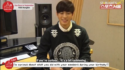 Fandomschool - Star Born in September - Vixx Hongbin Interview