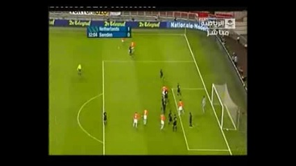 Холандия 3:1 Швеция Ван Перси Гол 19.11