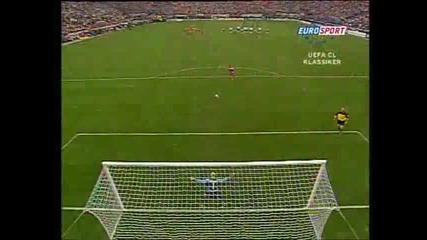 Байерн Мюнхен - Валенсия финал на Шампионската Лига 2001 дузпи 