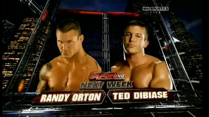 Wwe Raw Next Week Randy Orton vs Ted Dibiase
