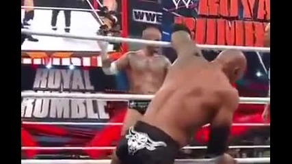 Wwe Royal Rumble 2013 The Rock vs Cm Punk