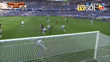 World Cup Аржентина 0:1 Германия - Гол на Томас Мюлер