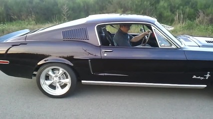 Extreme Ford Mustang 1968 Fastback Shelby Burnout !