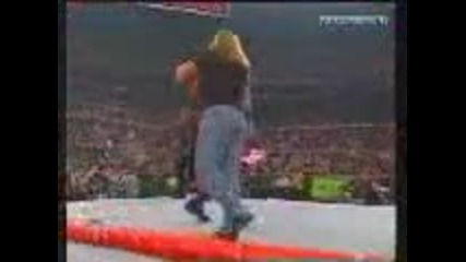 kane returns and saves the undertaker and the rock