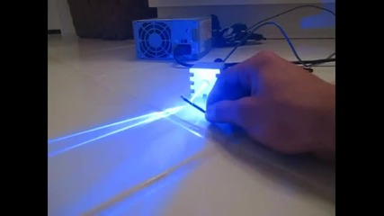 1000mw Blue Laser Burning Stuff
