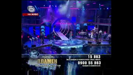Music Idol 3 - Големите концерти - Пламен - Обичам те до Тук - 30.03.2009