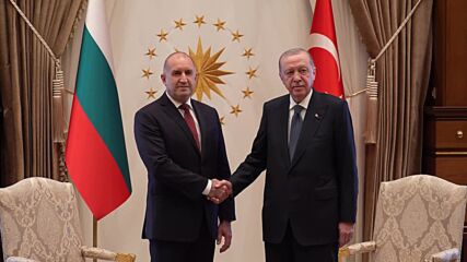 Румен Радев се срещна с президента на Турция в Анкара