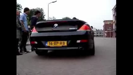 Bmw 650i starting up revving and leaving in Gouda