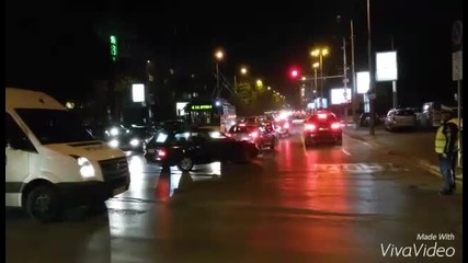 Задръстване пред стадион "Васил Левски"