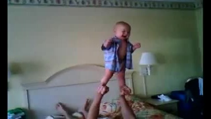 Funny Acrobatic baby 