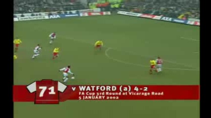 100 goals Thierry Henry (arsenal) part2