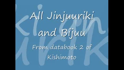 All the True Jinchuuriki and Bijuu