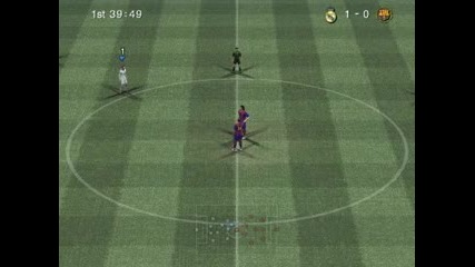 Гол на Кристиано Роналдо Real Madrid - Barca ; Pes 6 