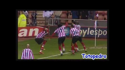 Гол С Задна Ножица На Джибрил Сисе Съндерланд-Болтън 2:1