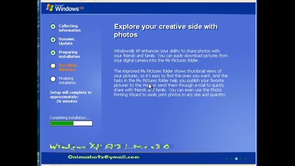 Инсталация / Преинсталация на Windows Xp