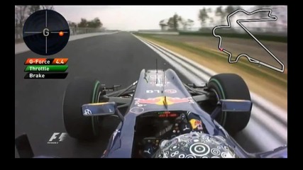 F1 2010 Korea Sebastian Vettel onboard lap s koqto specheli Q3 