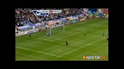 Уигън 0:6 Челси (всички голове)