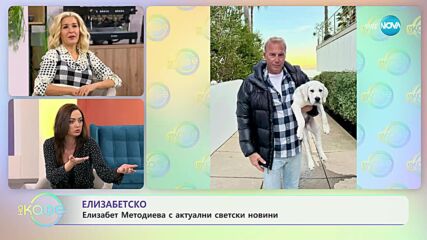 Кевин Костнър показа лабрадора си