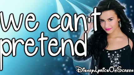 Demi Lovato - Cant Back Down (lyrics On Screen) d 