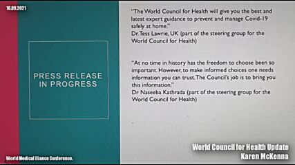 11. World Council for Health Update. Karen Mckenna