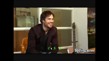 Ian, Paul & Nina funny moments part 3 Mash-up Interviews Vampire Diaries