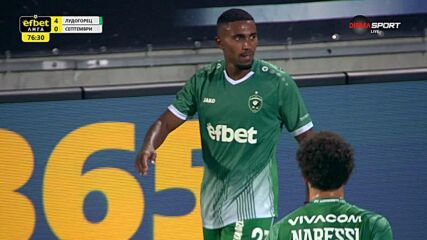 Goal by Ludogorets Razgrad PFK