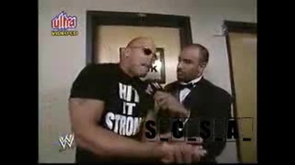 The Rock прави едно от най - добрите си промота,  преди Wrestle Mania 19