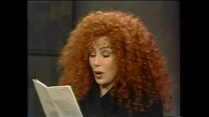 Cher on Letterman 1/2