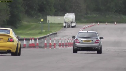 Vauxhall Monaro vs Mercedes C63 Amg
