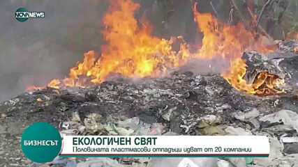 Πoлoвинaтa плacтмacoви oтпaдъци в света идвaт oт 20 ĸoмпaнии