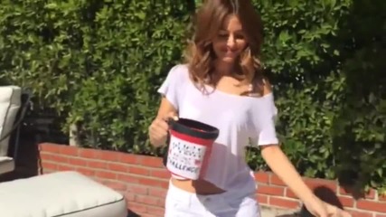 Maria Menounos' #als Ice Bucket Challenge per Vince Mcmahon