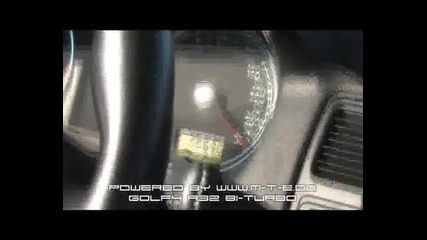 Golf 4 r32 biturbo магистрала 310км